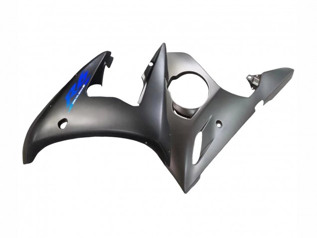 2003-2004 Matte Black Blue Yamaha YZF R6 Motorcycle Fairings