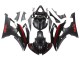 2008-2016 Glossy Black Matte Black Red Stripe Yamaha YZF 600 R6 Motorcycle Fairings
