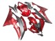 2008-2016 Red Grey Yamaha YZF 600 R6 Motorcycle Fairings
