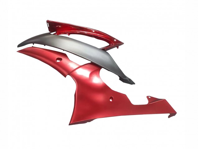 2008-2016 Red Grey Yamaha YZF 600 R6 Motorcycle Fairings