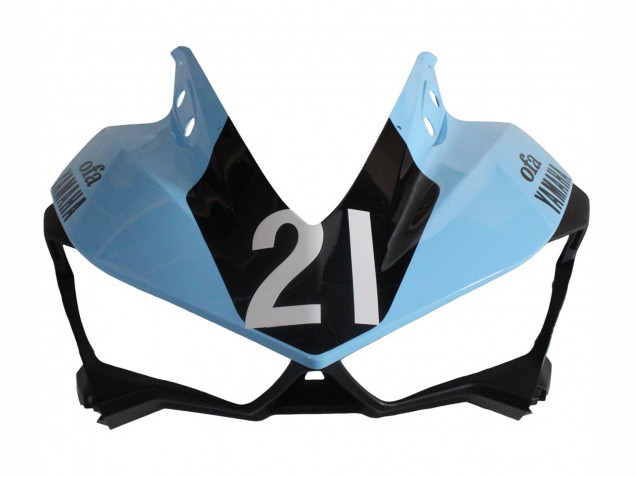 2015-2018 Light Blue Black Yamalube 21 Yamaha YZF R3/R25 Motorcycle Fairings