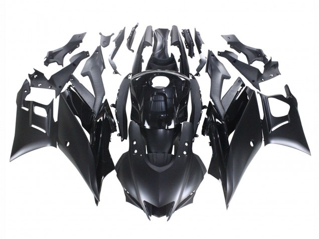 2022-2024 Matte Black Yamaha YZF R3/R25 Motorcycle Fairings