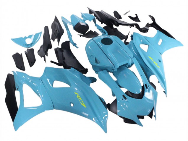2021-2024 Blue Yamaha YZF R7 Motorcycle Fairings