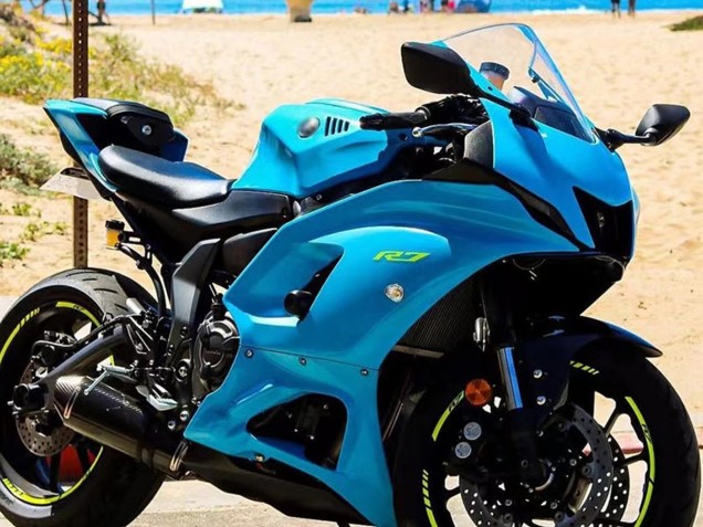 2021-2024 Blue Yamaha YZF R7 Motorcycle Fairings