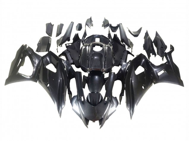 2021-2024 Black Carbon Fiber Carbon Fiber Yamaha YZF R7 Motorcycle Fairings