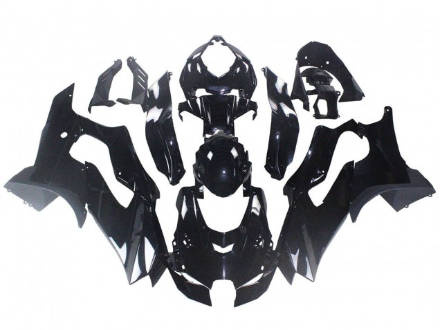 2021-2025 Glossy Black Kawasaki ZX10R Motorcycle Fairings