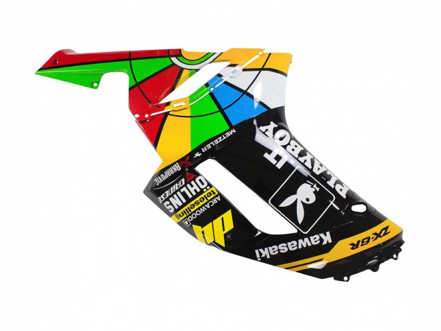 2007-2008 Colorful Playboy 223 Kawasaki ZX6R Motorcycle Fairings