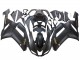 2007-2008 Matte Black with Yellow Logo Ninja Kawasaki ZX6R Motorcycle Fairings