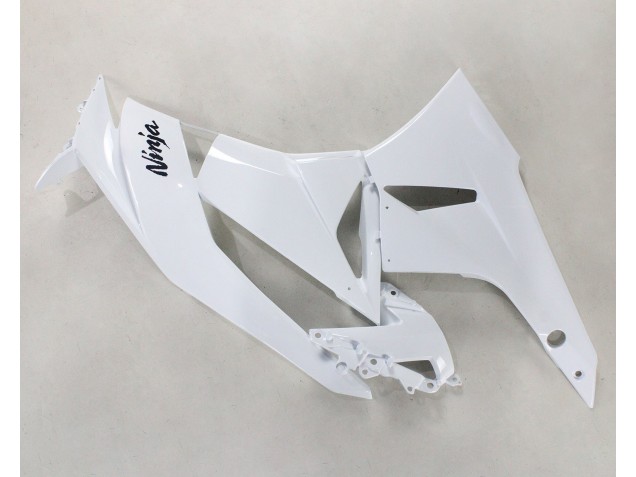 2009-2012 White Black Ninja Kawasaki ZX6R Motorcycle Fairings