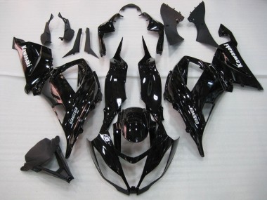2013-2018 Glossy Black Kawasaki ZX6R Motorcycle Fairing
