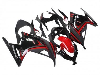 2013-2024 Red Black Kawasaki EX300 Motorcycle Fairings