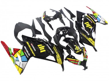 2013-2024 Glossy Black Yellow Red Green Blue White Kawasaki EX300 Motorcycle Fairings