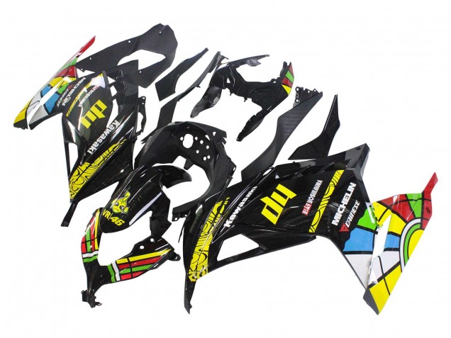2013-2024 Glossy Black Yellow Red Green Blue White Kawasaki EX300 Motorcycle Fairings