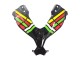 2013-2024 Glossy Black Yellow Red Green Blue White Kawasaki EX300 Motorcycle Fairings