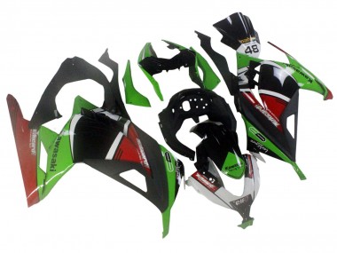 2013-2024 Green White Red Black Elf Kawasaki EX300 Motorcycle Fairings