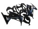 2013-2024 Glossy Black Blue Kawasaki EX300 Motorcycle Fairings