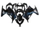 2013-2024 Glossy Black Blue Kawasaki EX300 Motorcycle Fairings