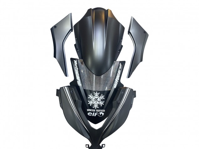 2013-2024 Matte Black White Elf Snow Kawasaki EX300 Motorcycle Fairings