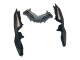 2013-2024 Matte Black White Elf Snow Kawasaki EX300 Motorcycle Fairings