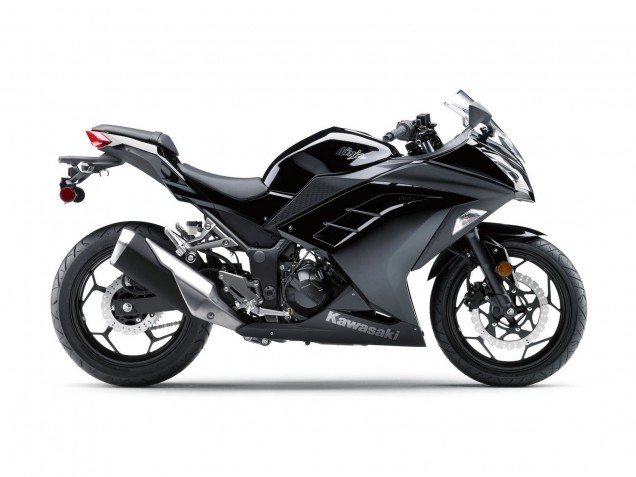 2013-2024 Glossy Black Matte Black Kawasaki EX300 Motorcycle Fairing