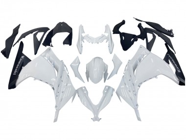 2013-2024 White Black Kawasaki EX300 Motorcycle Fairings