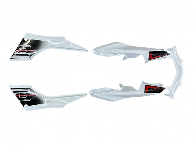2013-2024 White Red Black Kawasaki EX300 Motorcycle Fairings