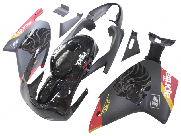 2000-2005 Black Red Yellow Aprilia RS125 Motorcycle Fairings