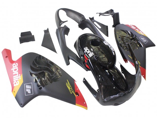 2000-2005 Black Red Yellow Aprilia RS125 Motorcycle Fairings