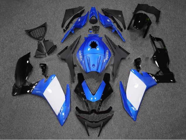 2012-2018 Blue White Glossy Black Aprilia RS4 50 125 Motorcycle Fairings