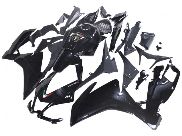 2012-2018 Glossy Black Aprilia RS4 50 125 Motorcycle Fairings
