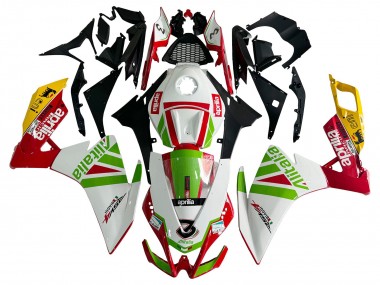 2012-2018 White Red Green Yellow Alitalia Aprilia RS4 50 125 Motorcycle Fairing
