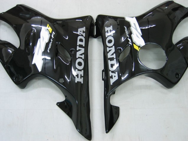 2004-2007 Glossy Black Honda CBR600 F4i Motorcycle Fairings