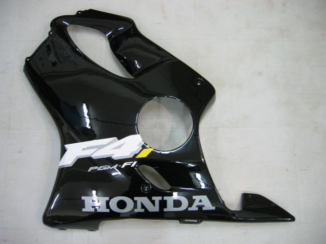 2004-2007 Glossy Black Honda CBR600 F4i Motorcycle Fairings
