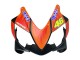 2004-2007 Matte Black Orange Rossi Honda CBR600 F4i Motorcycle Fairings