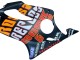 2004-2007 Matte Black Orange Rossi Honda CBR600 F4i Motorcycle Fairings