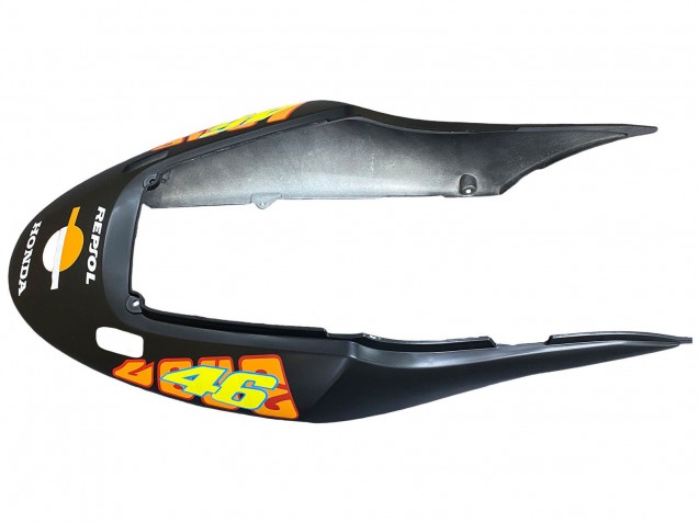 2004-2007 Matte Black Orange Rossi Honda CBR600 F4i Motorcycle Fairings