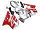 2004-2007 Silver Red Honda CBR600 F4i Motorcycle Fairings