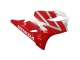2004-2007 Silver Red Honda CBR600 F4i Motorcycle Fairings