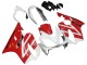2004-2007 White Red Honda CBR600 F4i Motorcycle Fairings