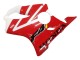 2004-2007 White Red Honda CBR600 F4i Motorcycle Fairings