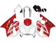 2004-2007 White Red Honda CBR600 F4i Motorcycle Fairings
