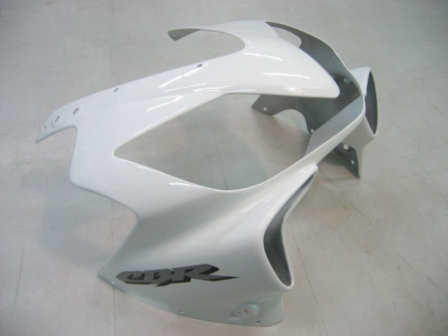 2004-2007 White Glossy Black Honda CBR600 F4i Motorcycle Fairing