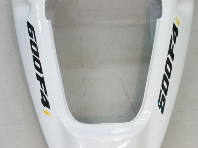 2004-2007 White Glossy Black Honda CBR600 F4i Motorcycle Fairing
