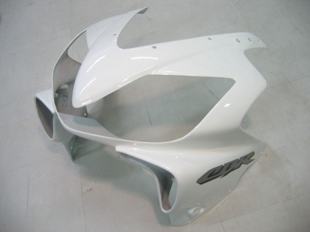 2004-2007 White Glossy Black Honda CBR600 F4i Motorcycle Fairing