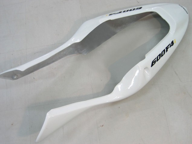 2004-2007 White Glossy Black Honda CBR600 F4i Motorcycle Fairing