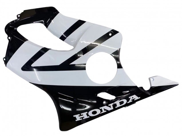 2004-2007 White Glossy Black Honda CBR600 F4i Motorcycle Fairings