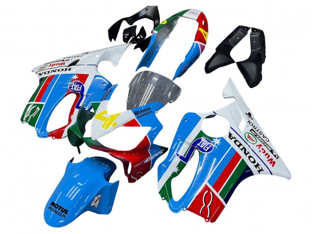 2004-2007 White Blue Green Red Honda CBR600 F4i Motorcycle Fairings