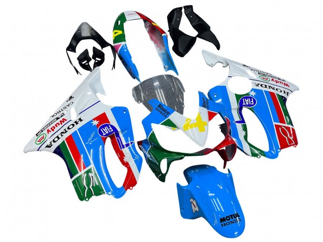 2004-2007 White Blue Green Red Honda CBR600 F4i Motorcycle Fairings