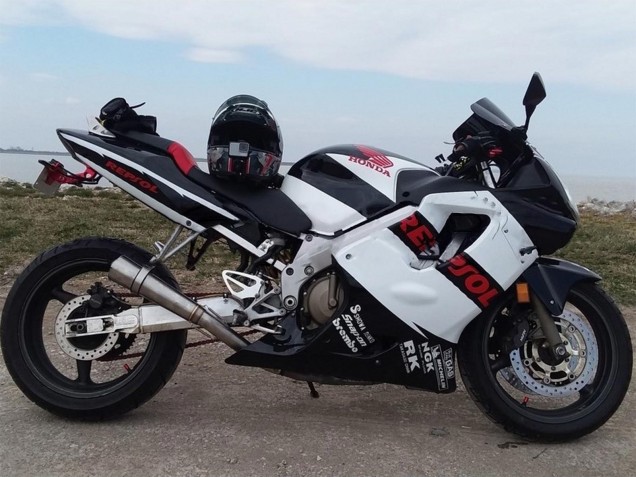 2004-2007 White Glossy Black Red Repsol Honda CBR600 F4i Motorcycle Fairings