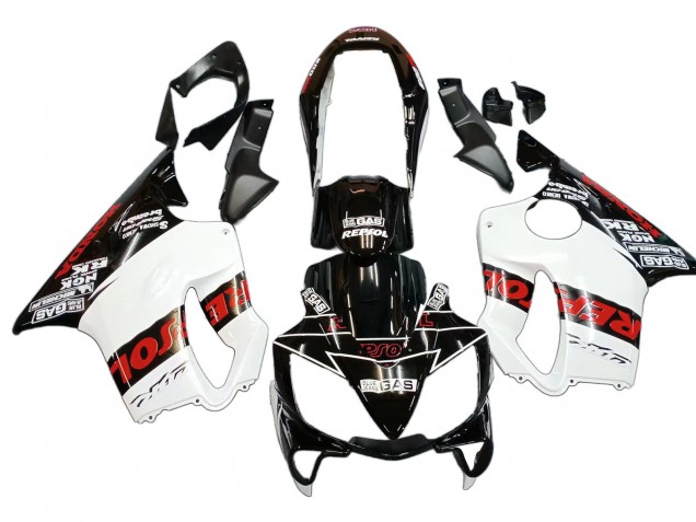 2004-2007 White Glossy Black Red Repsol Honda CBR600 F4i Motorcycle Fairings